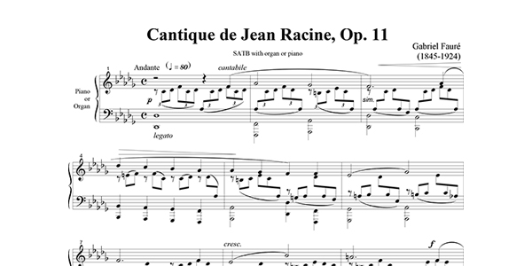 Cantique de Jean Racine de Gabriel Faure – Aprende tu voz