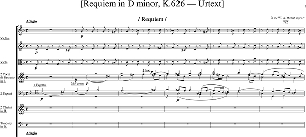 Requiem de Mozart por voces
